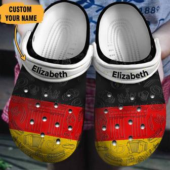 Germany Flag For Men And Women Rubber Clog Shoes Comfy Footwear - Monsterry