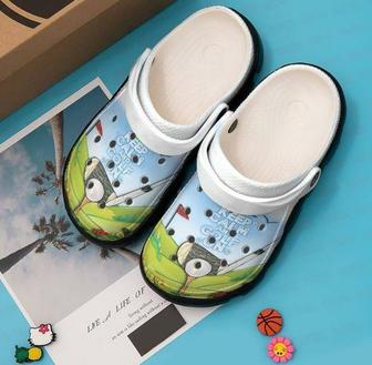 Golf Personalized Keep Calm In Golf On Gift For Lover Rubber Clog Shoes Comfy Footwear - Monsterry UK