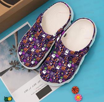 Halloween Trick Or Treat Gift For Lover Rubber Clog Shoes Comfy Footwear - Monsterry DE