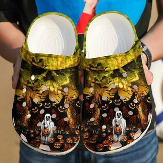 Halloween Vibe Ghosts 102 Gift For Lover Rubber Clog Shoes Comfy Footwear - Monsterry AU