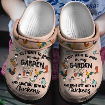 Hang Out With Chickens Shoes - Funny Farm Outdoor Shoes Gift For Birthday - Monsterry DE