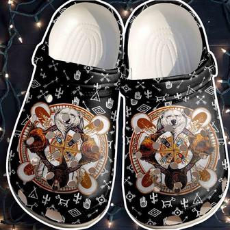 Hippie Bear Shoes Crocbland Clogs Gifts For Men Women - Monsterry AU