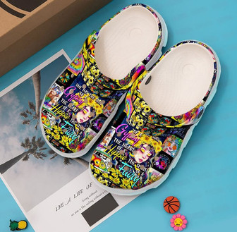 Hippie - Hippie Girl Clog Shoes For Men And Women - Monsterry