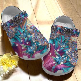 Hippie Hummingbird Shoe Custom Shoes Birthday Gift For Women Girl - Monsterry AU