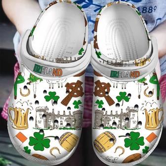 Ireland Gift For Fan Classic Water Rubber Clog Shoes Comfy Footwear - Monsterry