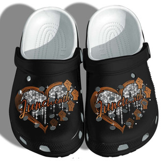 Juneteenth Shoes Gifts For Black Queen - Heart Hand Power Clog Shoes For Women Girls - Monsterry