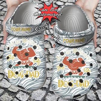 Just An Ordinary Demi Dad Clog Shoes Fathers Custom - Monsterry UK