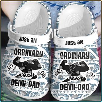 Just An Ordinary Demi Dad Gift For Fan Classic Water Rubber Clog Shoes Comfy Footwear - Monsterry UK