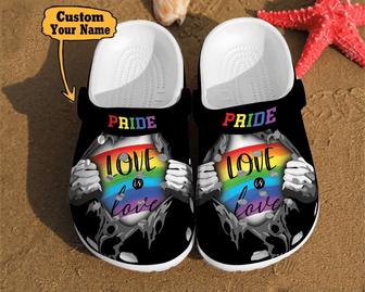 Lgbt Pride Love Is Rainbow Unisex Birthday Gifts Personalized Lgbt - Monsterry CA