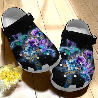 Magical Flowers With Hummingbird Custom Shoe Birthday Gift For Women Girl Grandma Mother Daughter Sister - Monsterry CA