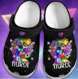 Magical Nurse Black Queen Shoes - Beautiful Educated Custom Shoes Birthday Gift For Women Girl Daughter Sister Friend - Monsterry UK