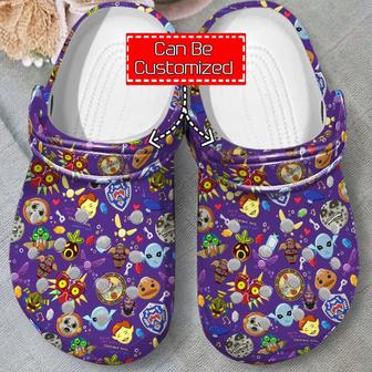 Majora Mask Pattern Clog Shoes Colorful | Favorety CA