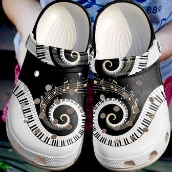Music Lovers Gift For Fan Rubber Clog Shoes Comfy Footwear - Monsterry CA