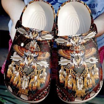 Native American Rubber Clog Shoes Comfy Footwear - Monsterry UK