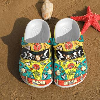 New Hippie Car Cows Rubber Clog Shoes Comfy Footwear - Monsterry UK