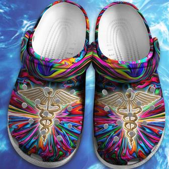 Nurse Hippie Trippy Psychedelic Outdoor Shoes Birthday Gift For Men Women Friend - Monsterry AU