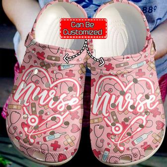 Nurse - Nurse Lovely Life Clog Shoes For Men And Women - Monsterry CA