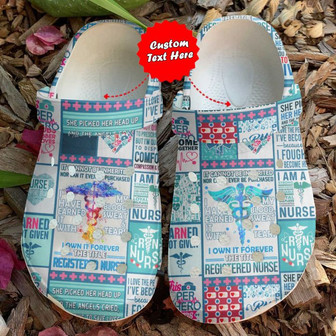 Nurse - Nurse Registered Nurses Clog Shoes For Men And Women - Monsterry