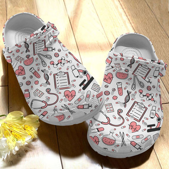 Nurse Nursing Kit Rubber Clog Shoes Comfy Footwear - Monsterry