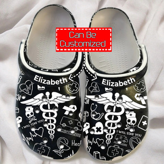 Nurse Personalized Clog Shoes With Your Name Nurse - Monsterry