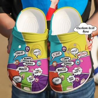 Nurse Personalized Rules Clog Shoes Comfy Footwear - Monsterry DE