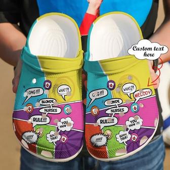 Nurse Personalized Rules Clog Shoes Nurse - Monsterry CA