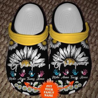 Personalization Awesome Grandma Clog Shoes Comfy Footwear - Monsterry UK