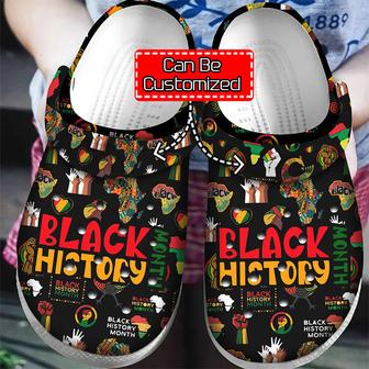 Personalized Black History Month African American Classic Clogs Shoes For Men And Women - Monsterry CA