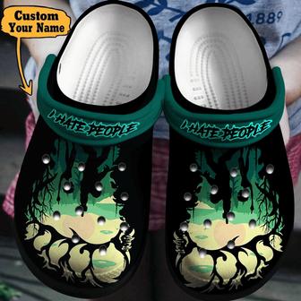 Personalized Camping - Bigfoot I Hate People Monster Clog Shoes For Men And Women - Monsterry DE