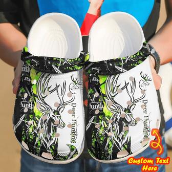 Personalized Deer Hunting Clog Shoes Hunting - Monsterry CA
