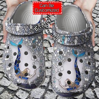 Personalized Diamond Mermaid Clog Shoes - Monsterry DE