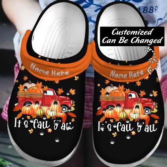 Personalized Fall - Its Fall Yall Pumpkins Print Maple Farm Truck Autumn Fall For Men And Women - Monsterry DE