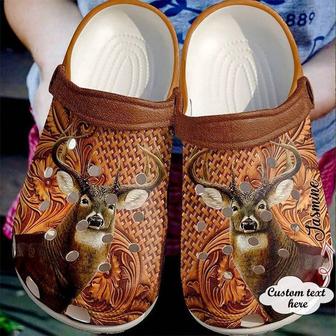 Personalized Hunting Whitetail Clog Shoes Hunting - Monsterry DE