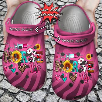 Personalized Nurse Life Clog Shoes Nurse - Monsterry CA