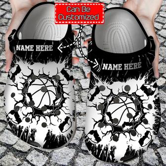 Personalized Smashing Basketball Clog Shoes - Monsterry AU