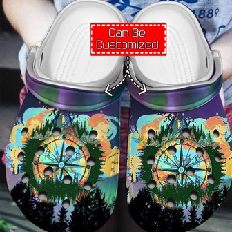 Personalized Wild Child Clog Shoes Camping - Monsterry
