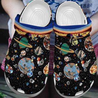 Planet Space Galaxy Camping Gift Rubber Clog Shoes Comfy Footwear - Monsterry AU