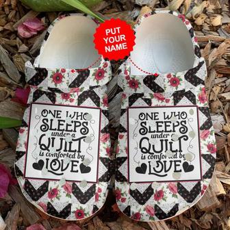 Quilting One Who Sleeps Under A Quilt Clog Shoes Colorful - Monsterry