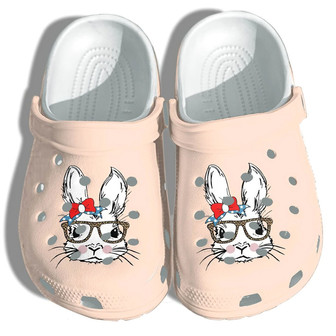 Rabbit Bunny Rubber Clog Shoes Comfy Footwear - Monsterry
