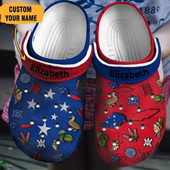 Samoa Flag Symbols Gift For Fan Classic Water Rubber Clog Shoes Comfy Footwear - Monsterry AU