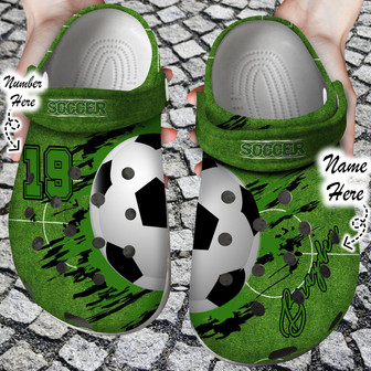 Soccer Personalized Lover Football Clog Shoes Sport - Monsterry