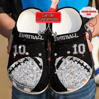 Sport - Football Personalized Ball Diamond Clog Shoes For Men And Women - Monsterry