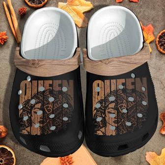 Strong Queen Black Custom Shoes - Brown Queen Beach Shoes Birthday Gift For Women Friends Sister Daughter - Monsterry DE