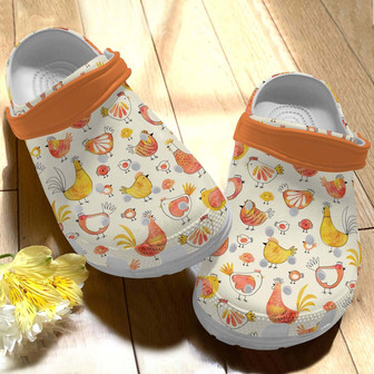 Strong Rooster Clog Shoes For Father Day - Chickens Shoes Clogbland Clog Gifts For Man Woman - Monsterry