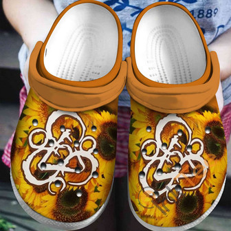 Sunflower Coheed And Cambria Rubber Clog Shoes Comfy Footwear - Monsterry