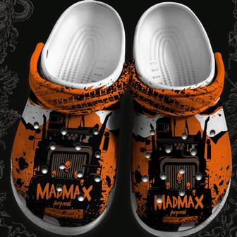Trucker Rider Monster Skull Tatoo Gift For Lover Rubber Clog Shoes Comfy Footwear - Monsterry