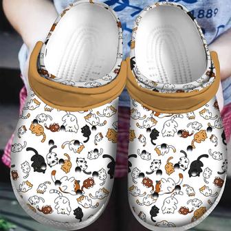 Unique Clog Cats Gift For Fan Classic Water Rubber Clog Shoes Comfy Footwear - Monsterry UK