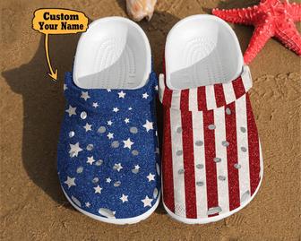 Veterans - America Flag Veterans Gifts Clog Shoes For Men And Women - Monsterry AU