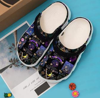 Wicca Sun And Moon 102 Gift For Lover Rubber Clog Shoes Comfy Footwear - Monsterry UK