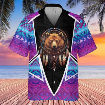 Bear Tourism Discover Wild Bear Habitats Hawaiian Shirt, American Hawaiian Shirt, Native America Shirt | Newhawaiianshirts CA